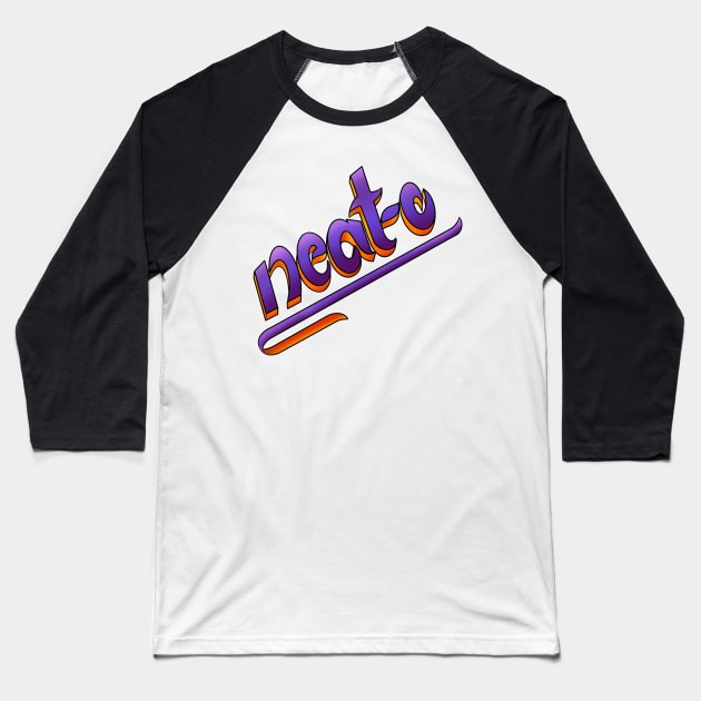 Fancy Neat-o Baseball T-Shirt by candice-allen-art